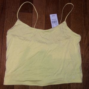 PacSun Yellow Tank Top NWT